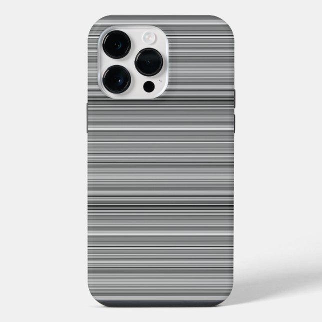 Coque iPhone Jolies rayures grises (Verso)