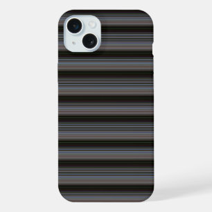 Coque iPhone 15 Plus Jolies rayures rétro modernes