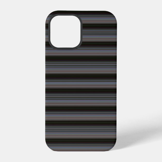 Coque iPhone Jolies rayures rétro modernes (Verso)