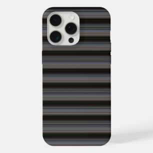 Coque iPhone 15 Pro Max Jolies rayures rétro modernes