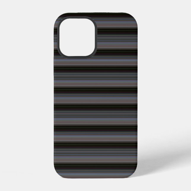 Coque iPhone Jolies rayures rétro modernes (Verso)