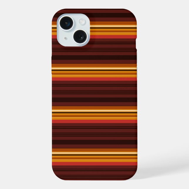 Coque iPhone Jolies rayures vintage (Verso)