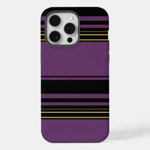 Coque iPhone 15 Pro Max Jolies rayures violettes