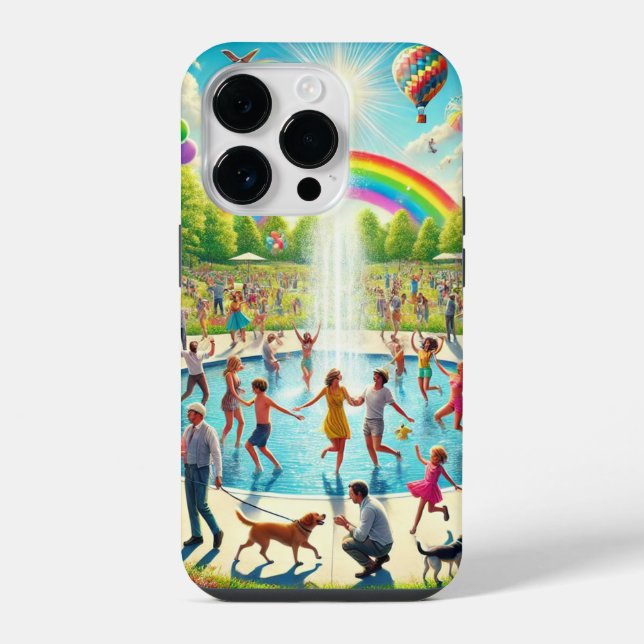 Coque iPhone Jouer au style de groupe - iPhone (Verso)
