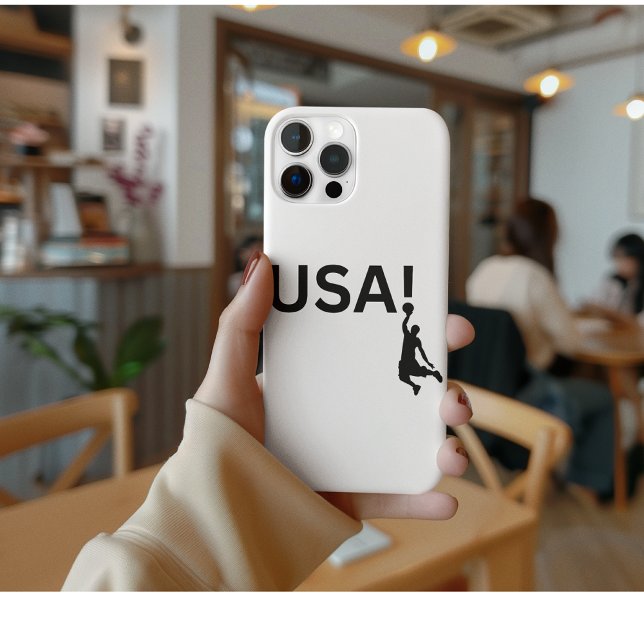 Coque iPhone joueur de basket-ball américain (Créateur téléchargé)