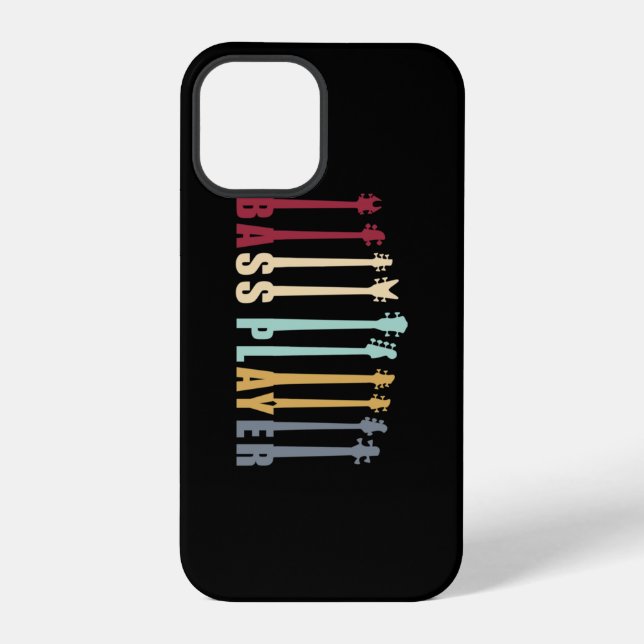 Coque iPhone Joueur de basse (Verso)