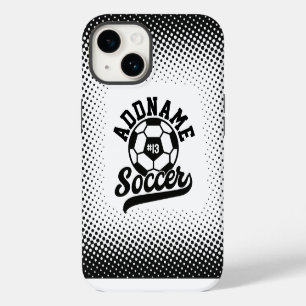 Coque Pour iPhone 14 Joueur de football ADD NOM Équipe de football Pers