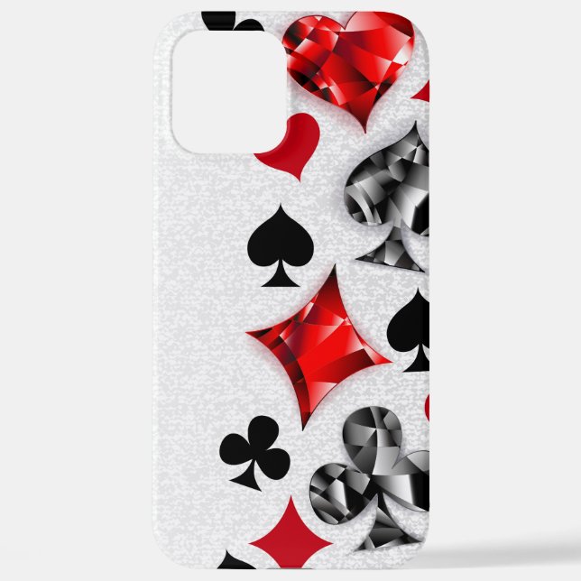 Coque iPhone Joueur de poker Joueur de cartes de jouer costumes (Verso)