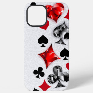 Coque iPhone 12 Pro Max Joueur de poker Joueur de cartes de jouer costumes