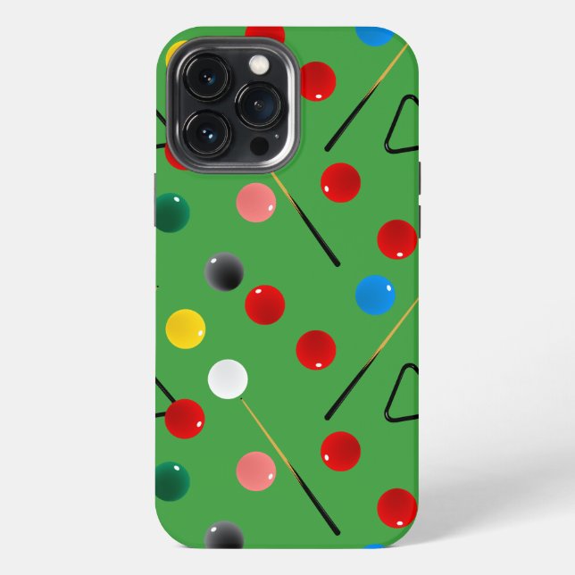 Coque iPhone Joueur de snooker (Verso)