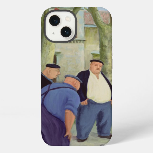 Coque iPhone Joueurs de Boules (Verso)