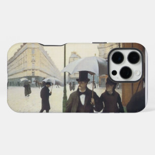 Coque iPhone 16 Pro Max Jour de la pluie dans Paris Street