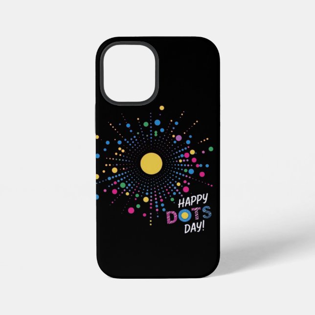 Coque iPhone jour des points heureux (Verso)