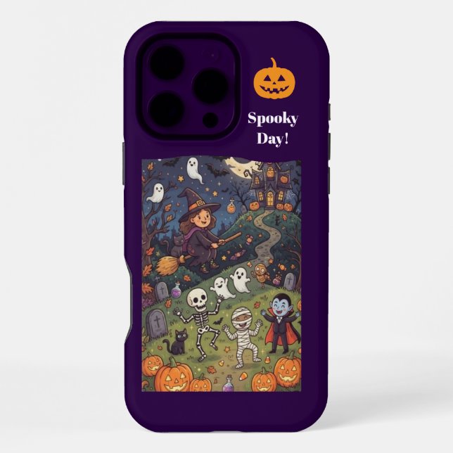 Coque iPhone Jour Effrayant (Verso)