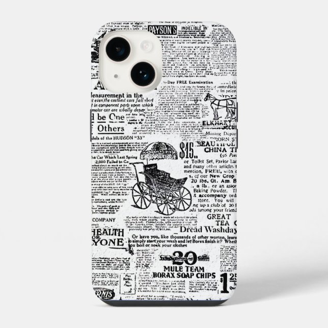 Coque iPhone Journal (Verso)