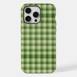 Coque iPhone 15 Pro Max Journée de la Saint Patrick à Plaid Vert