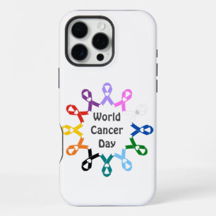Coque iPhone 16 Pro Max Journée mondiale du cancer du sein poumon Colon Li