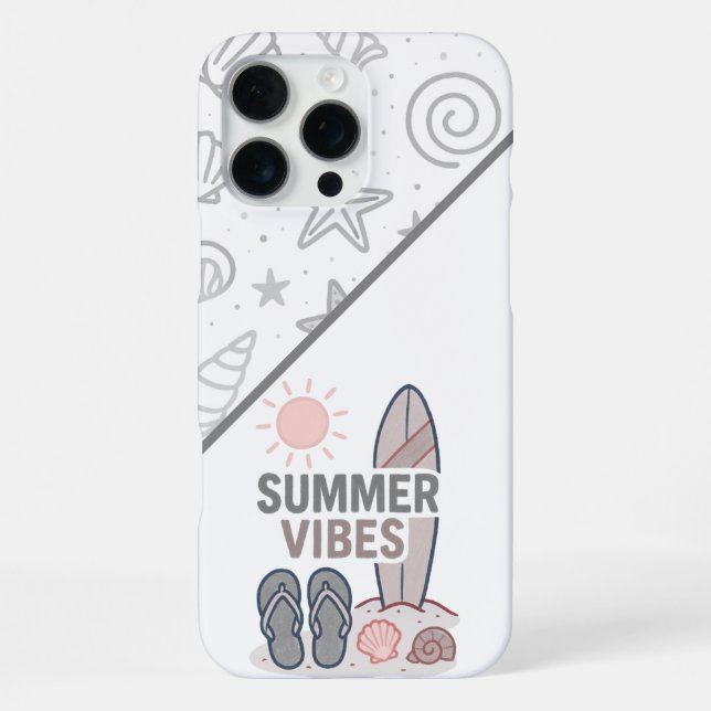 Coque iPhone Journées de plage à venir (Verso)