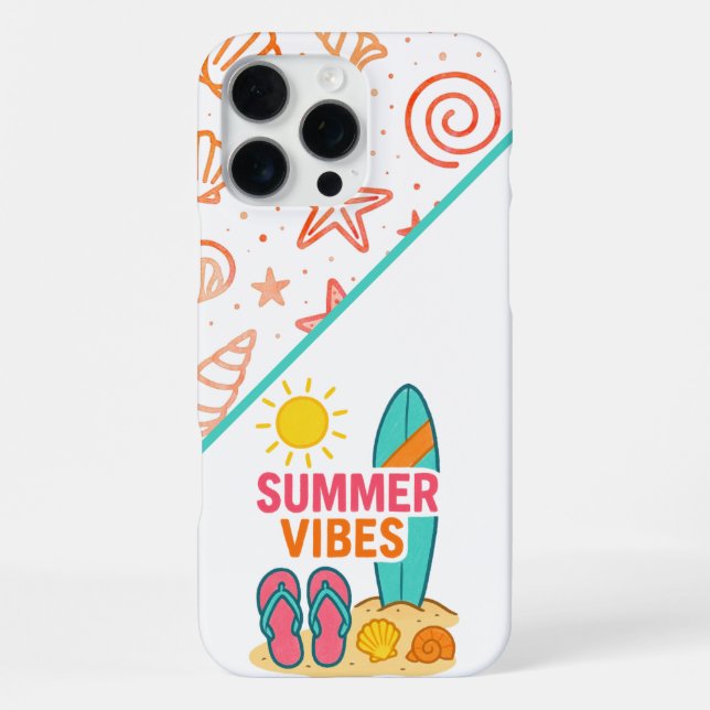 Coque iPhone Jours de plage à venir (Verso)