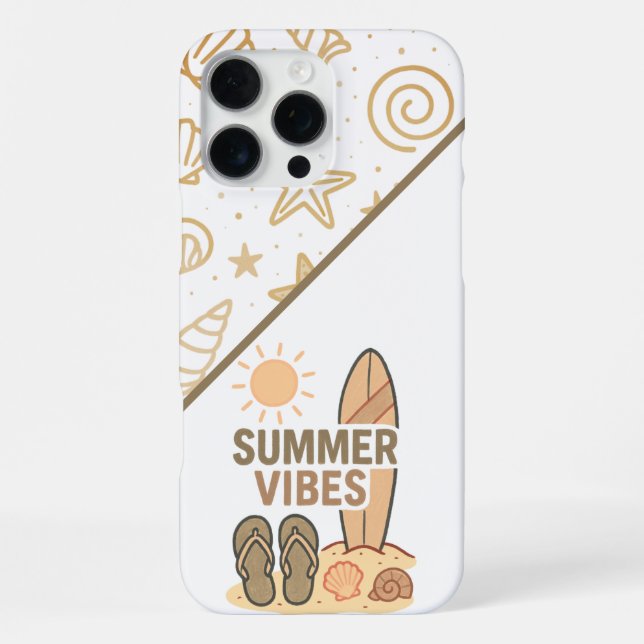 Coque iPhone Jours de Plage à Venir (Verso)