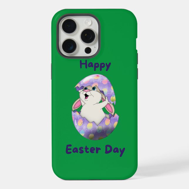 Coque iPhone joyeuse fête de pâques (Verso)