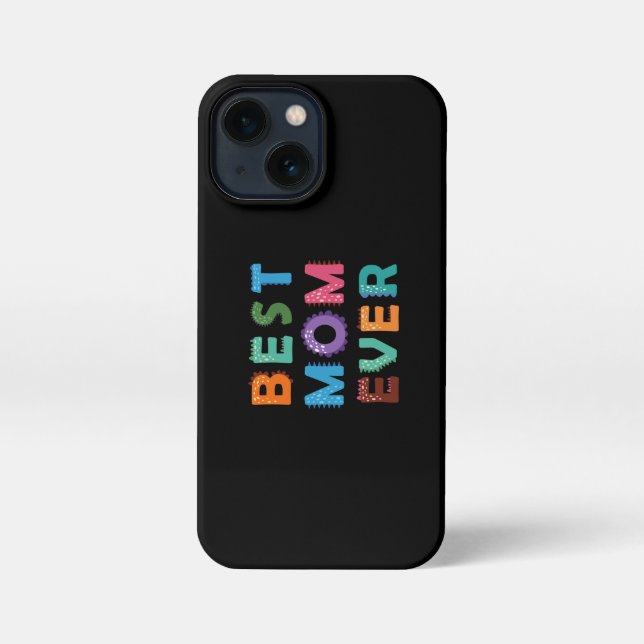 Coque iPhone Joyeuse fête des mères pour la meilleure maman    (Verso)