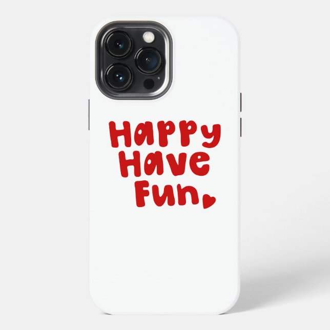Coque iPhone Joyeux amusement (Verso)