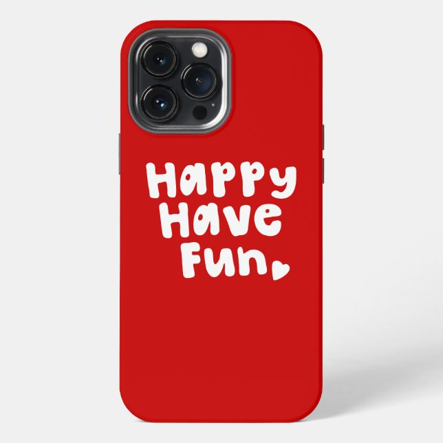 Coque iPhone Joyeux amusement (Verso)