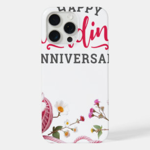 Coque iPhone 15 Pro Max Joyeux anniversaire de mariage