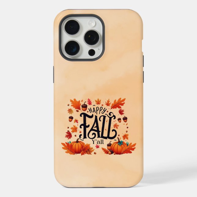 Coque iPhone Joyeux Automne à tous classique  (Verso)