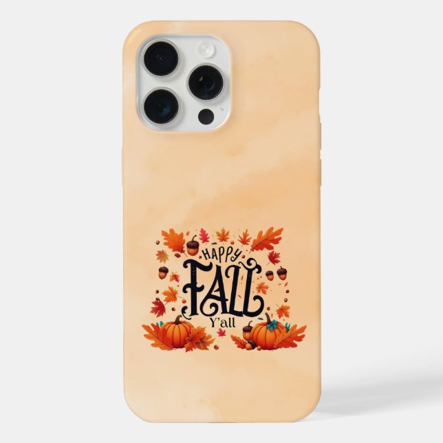 Coque iPhone Joyeux Automne à tous classique  (Verso)