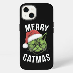 Etui iPhone 13 Joyeux Cat Noël Drôle de Noël pour les Amoureux de