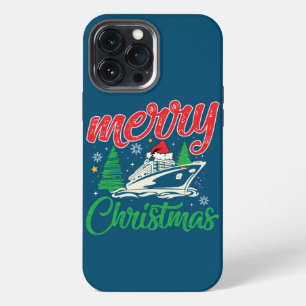 Etui iPhone 13 Pro Max Joyeux Cruisemas, Équipage de Croisière de Noël en