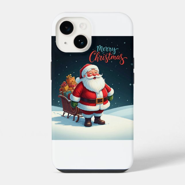 Coque iPhone Joyeux Noël (Verso)