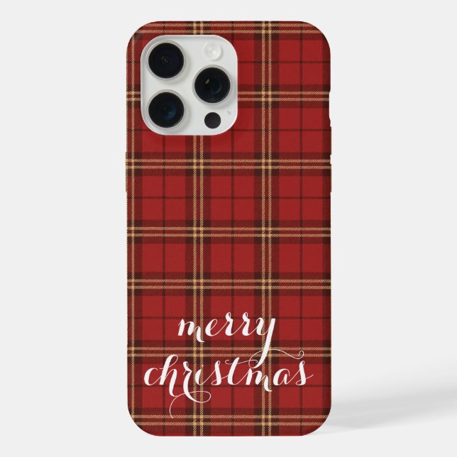 Coque iPhone Joyeux Noël à plat classique - (Verso)