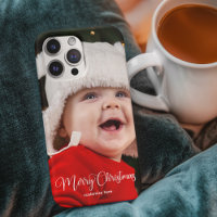 Joyeux Noël Élégante Typographie Blanche Photo