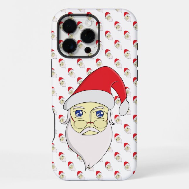 Coque iPhone Joyeux Noël Père Noël (Verso)