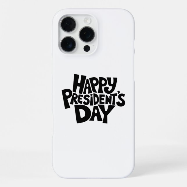 Coque iPhone Joyeux President's Day Classic (Verso)