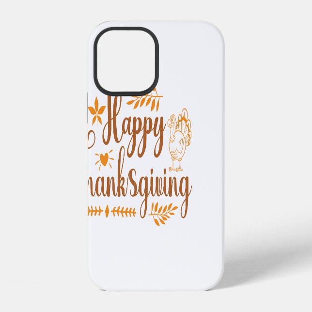 Coque iPhone Joyeux Thanksgiving (Verso)