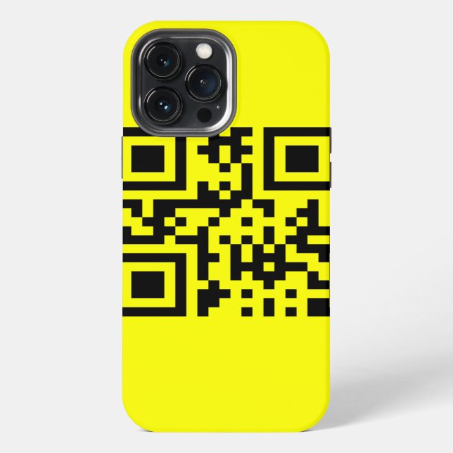 Coque iPhone ‹ Joyeux visage souriant Emoji — Code QR (Verso)
