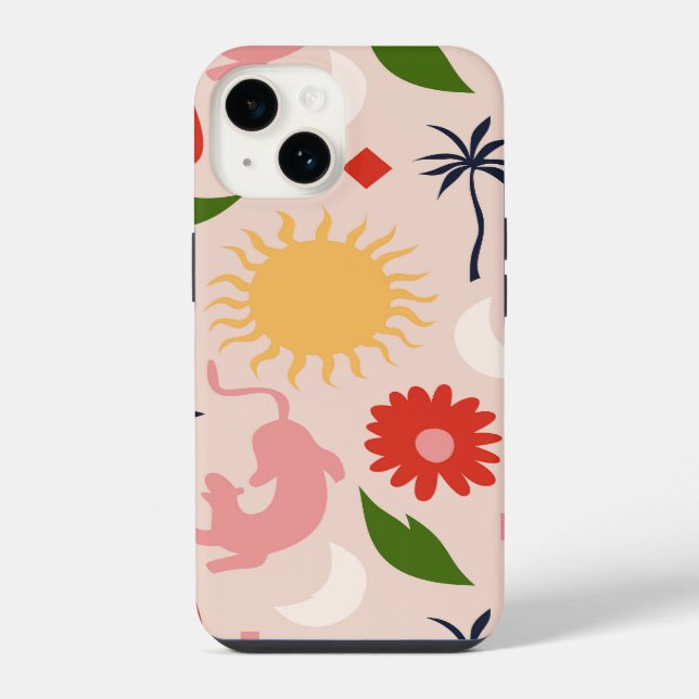 Coque iPhone Jungle céleste (Verso)