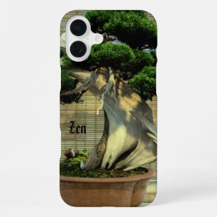 Coque iPhone 16 Plus Juniper chinois Bonsai Tree Nom photo