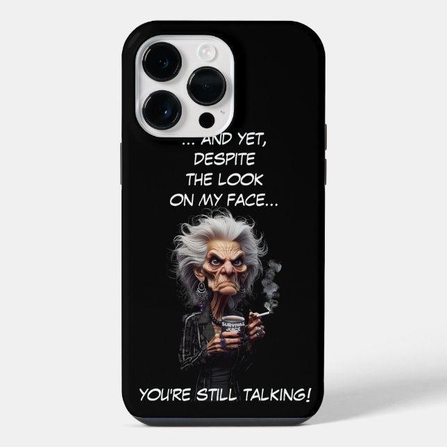 Coque iPhone Jus de survie (Verso)