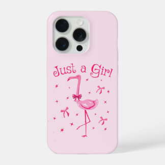 Coque iPhone 15 Pro « Just a Girl »