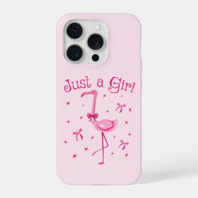Coque iPhone « Just a Girl » (Verso)