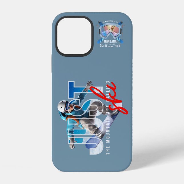 Coque iPhone Just Ski | (Verso)
