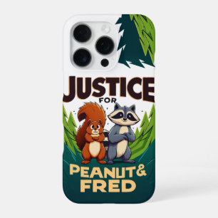 Coque iPhone 16 Pro Justice pour Peanut l'écureuil et Fred
