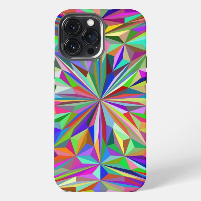 Coque iPhone kaléidoscope Abstrait (Verso)