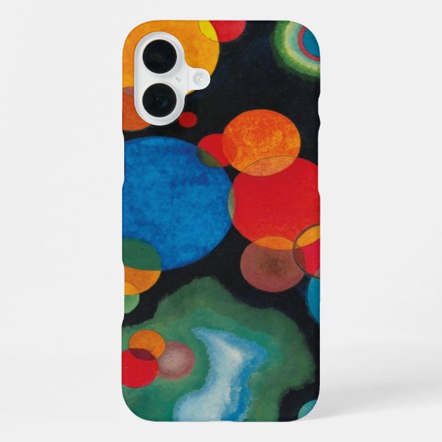 Coque iPhone Kandinsky Impulse Abstrait Profond Huile sur Toile (Verso)