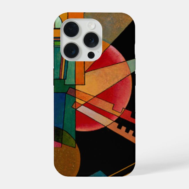 Coque iPhone Kandinsky - Interprétation Abstraite (Verso)